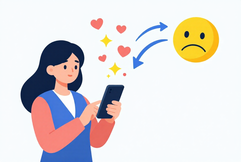 SNSでの失敗開示が高評価につながるしくじり効果の活用イメージ